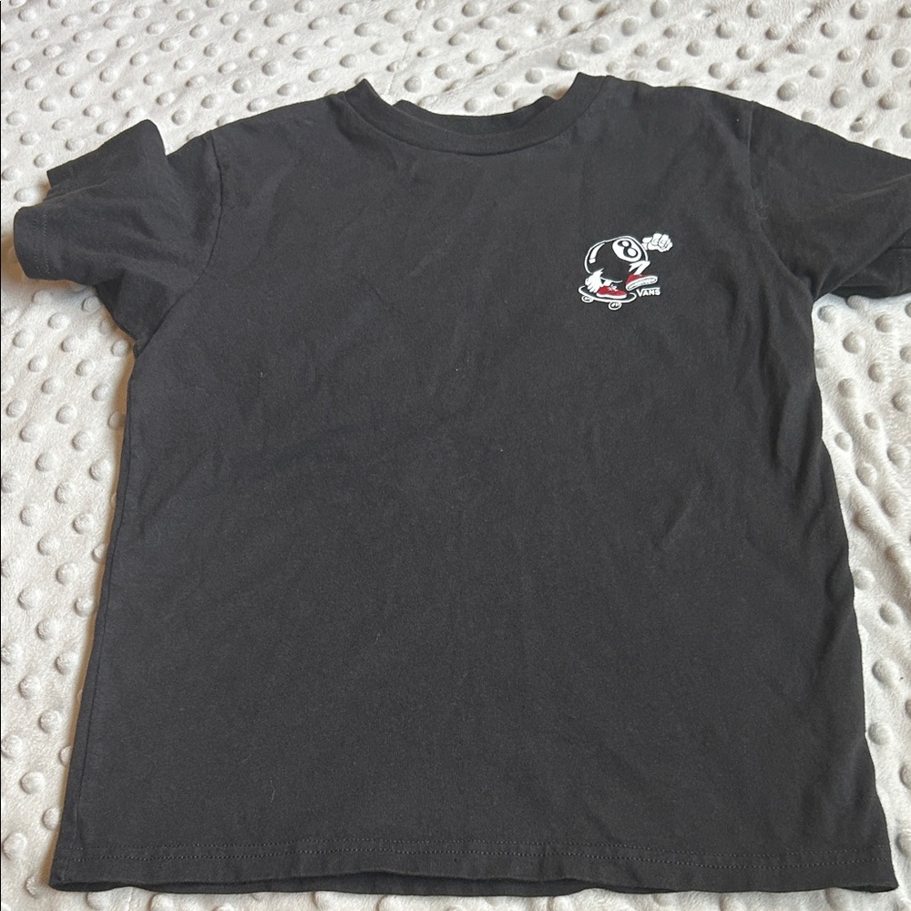 Kids Black Graphic T-Shirt